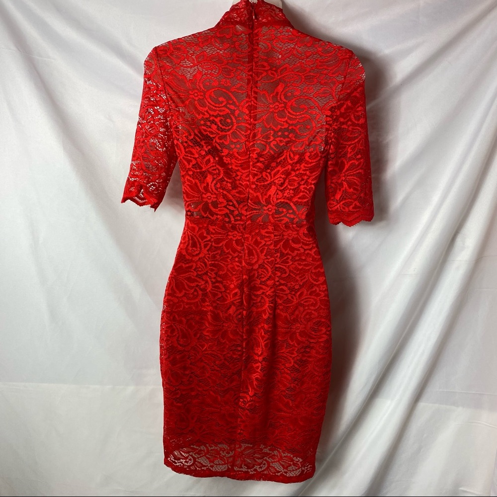 Express red dress - Picture 2 of 3